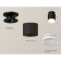 Ambrella Light Acrylic lamp, XS7511065, MR16 GU5.3 LED 10 watts, black sand, black, white matte