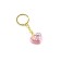 Key keychain "My heart", 2.5 x 7.4 cm