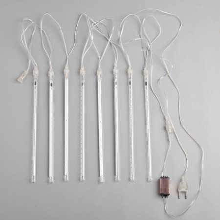 Garland "Icharks" 2.5 × 0.3 m, IP65, transparent thread, 192 LED, warm glow with a drain effect, 12 V effect-3