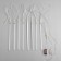 Garland "Icharks" 2.5 × 0.3 m, IP65, transparent thread, 192 LED, warm glow with a drain effect, 12 V effect