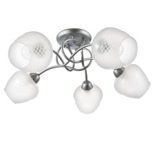 Chandelier 1085/5sl 40W E27 silver 60x60x24 cm Bayerlux