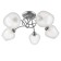 Chandelier 1085/5sl 40W E27 silver 60x60x24 cm Bayerlux