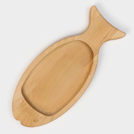 The board is cut and for the supply of "fish", 27.5 × 12 × 1.8 cm, birch-6