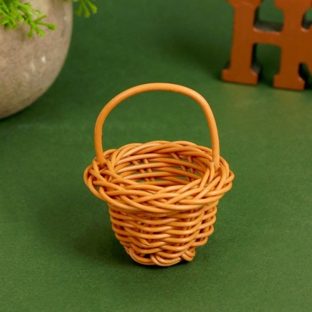 Puppet miniature "Basket", Mix colors-1