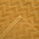 Trick Lovelife Zig-Zag 30x60 cm, mustard color, 100% cotton, 360 g/m2