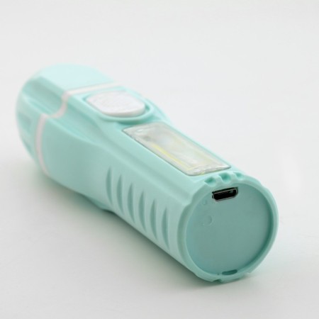 Manual battery lamp 1 W, side 3 W, COB, 800 mAh, 2 modes, 13.5 x 4 cm-3