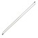 The knitting needles are straight, metal, 35 cm/3.0 mm