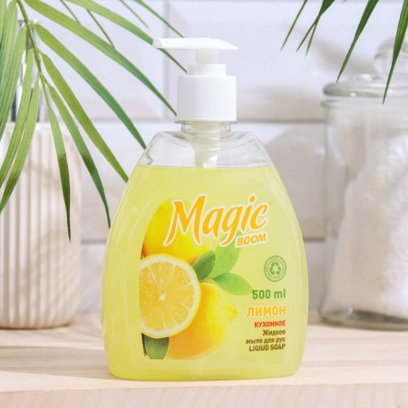 Liquid soap kitchen Magic Boom, lemon, 500 ml