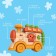 Musical toy "Funny train", sound, light