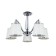 Talitha 35 cm chandelier, D 62 cm, 5x40W E14