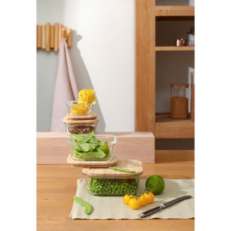 Smart Solutions baking and storage container, with bamboo cover, 320 ml-2