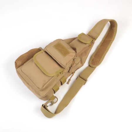 A backpack on one strap "Adventure", khaki