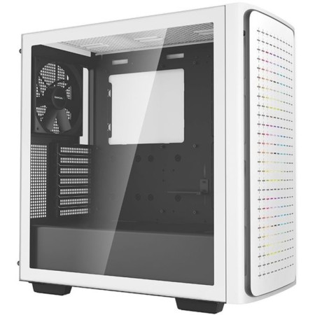 The DeepCool CK560 WH white case without PSU ATX 2x120mm 1x140mm 2xusb3.0 Audio Bott PSU-1