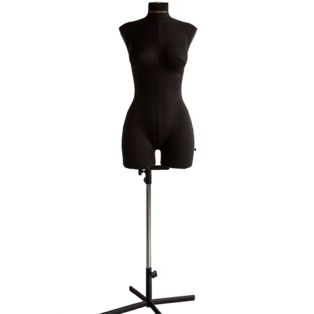 Linen mannequin Penelope, set standard, size m/176, black color, stand "Zvezda"-1