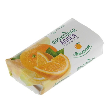Soap toilet "fruit alley", orange, 90 g