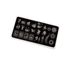 TNL Premium fantasy dots stamping plate