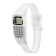 Watch is an electronic nursery, with a calculator, silicone strap, L-21 cm, white