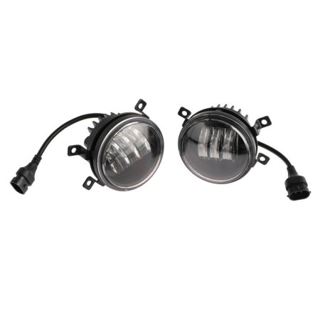 Fog light for Lada Priora, 12 V, 11 W, 2160 lm, wire 18 cm, white light, 2 pcs