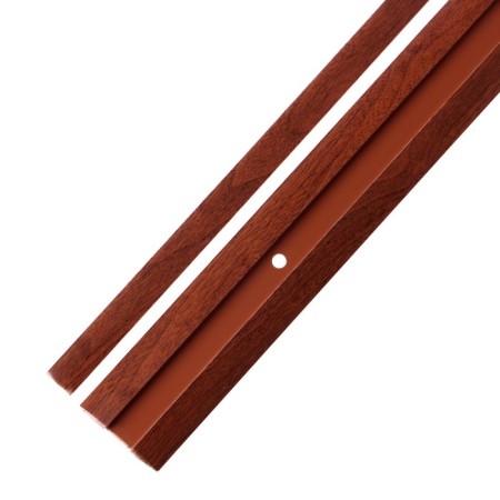 Threshold with an mounting channel 36mm 0.9m Ideal, alder-1