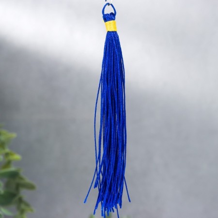 Wind Music Metal "Heart" from the evil eye with a brush 2 bells 22x6.5 cm-3