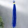 Wind Music Metal "Heart" from the evil eye with a brush 2 bells 22x6.5 cm