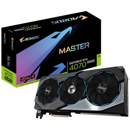 Gigabyte GeForce RTX4070 Super Aorus Master 12GB (GV-N407SAORUS M-12GD)