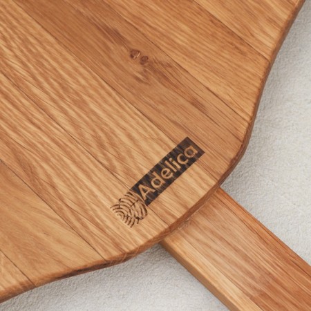 ADELICA Board "Pizza Lapata", the working part is 30 × 30 cm, a handle 24.5 cm, oak-3
