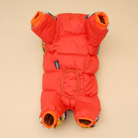 Dogs "Bear Teddy", size 18 (DS 31, OG 46, Osh 44 cm), orange-9