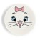 Plate flat children's “Kita Marie”, 20 cm, ceramics, cats aristocrats