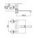 Fashun A54615 kitchen mixer, one -leaf, pour 200 mm, wall, stainless steel, satin 968682