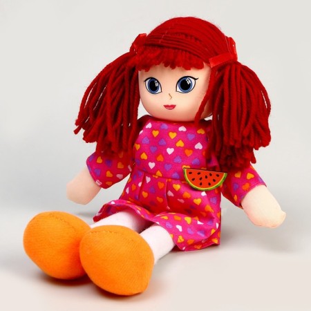 Doll "Vika", with a brooch, 30cm-2
