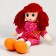 Doll "Vika", with a brooch, 30cm