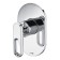 Shower mixer Wasserkraft Kammel 1851, single -legged, without watering can, without spout, chrome