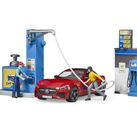 Game set "Carrying with car wash and accessories"-4