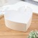 Summary "Heart Big. Marble" from gypsum, 10.5x9x4.5cm, white mother of pearl