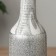 VAZA Ceramics Table "Brigham" Botyl, D-3CM, H-30.5x9.5 cm, white-gray