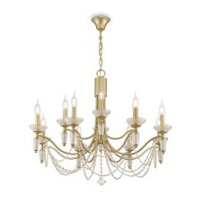 Freya FR2009PL-12G ZOE, 830x830x1750 mm, E14, 12x40W, Color gold