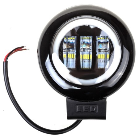 Farah LED SkyWay Off Road, Round, 12 V/24 V, 48 W, 6000 K, 9 diodes, 115x160 mm