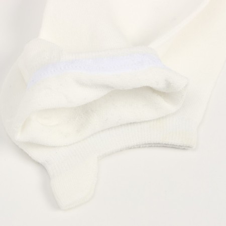 Women's socks shortened, white color, size 36-40-3