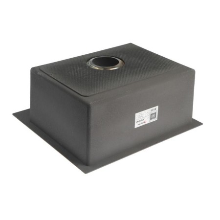 Kitchen sink Aflorn AF95044F, Sredal, S = 3.0 and 0.8 mm, 50x44x22 cm, siphon, graphite-3
