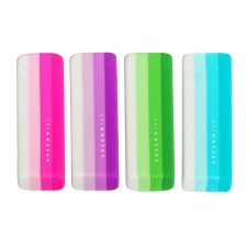 Eraser rectangular, beveled, mix