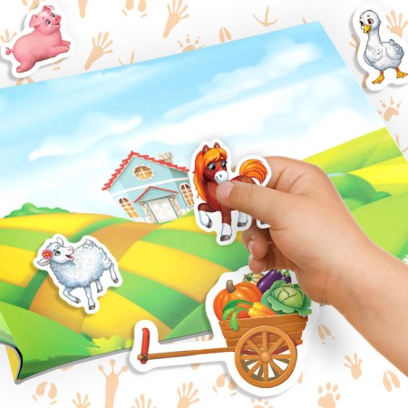 The book "111 stickers. Farm ", 12 p.-4