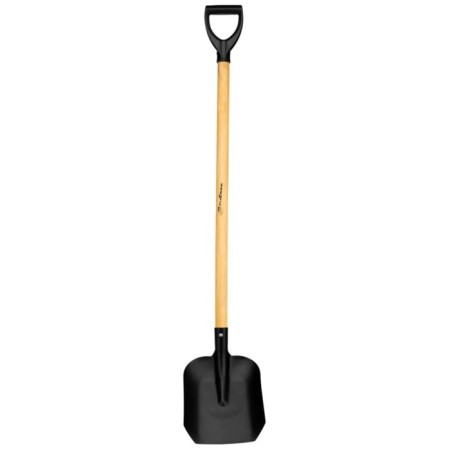 Shovel of soviet, rectangular, l = 130 cm, wooden stalk with a pen, Sibrtekh-1