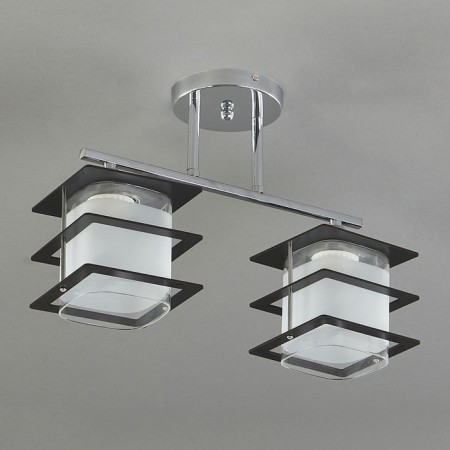 Ceiling lamp 2x60W E27, size 40.5x13x28 cm-1