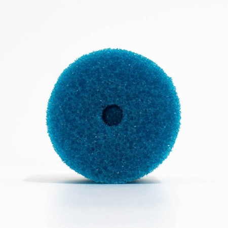 Round sponge No. 3, coarse, 8 x 8 x 10 cm, blue-2