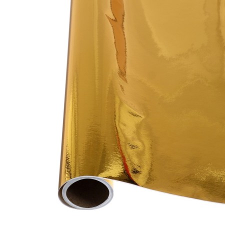 The film self -adhesive, metallized, gold, 0.45 x 3 m, 30 μm-1
