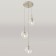 Suspended lamp Citilux "Tommy" CL102031, 33x33x35 cm, 3x40W, E14, gray color gray