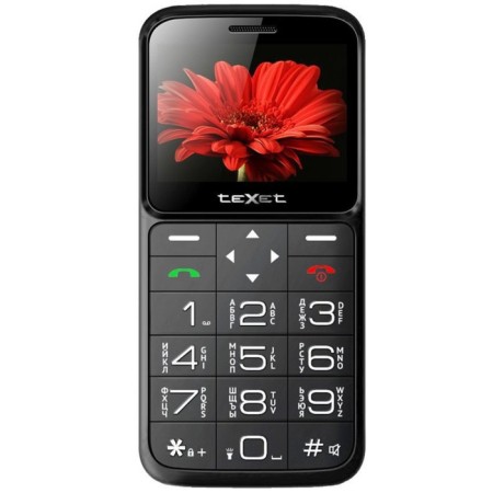 Cell phone Texet TM-B226 Black Red
