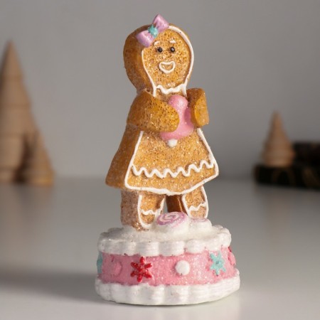 Polystone souvenir "Pitch on Kex, with a marshmallow" 6.5x6.5x11.5 cm-1