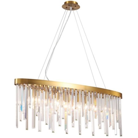 Crystal Crystal Chandelier Venecia 6xe14 40W, size 90x20x45-100 cm, bronze color-1